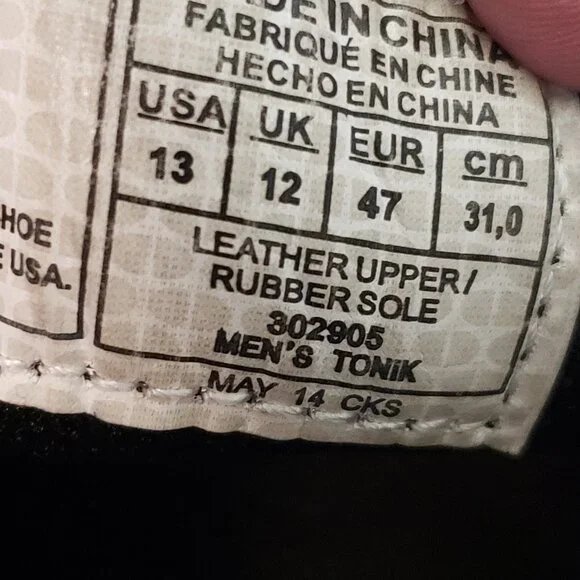 DC Tonik Blue Leather Skater Sneakers for Men Size 13 - Picture 9 of 9